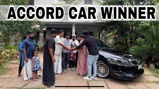 Accord Car Winner🏆| Key Handover | #accord #honda #winner #carlifestyle