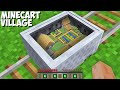 How to BUILD SMALLEST VILLAGE on WHEELS inside MINECART in Minecraft ! MOBILE VILLAGE !