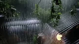 Deep Sleep with Steady Rain & Echoing Thunder in the Cloud-filled Valley.