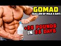 Gomad gallon of milk a day diet to gain 25 pounds in 25 days my analysis