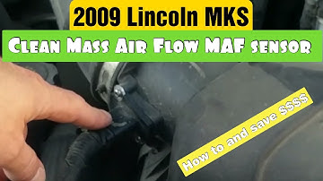 2009 Lincoln MKS - Cleaning Mass Air Flow sensor - MAF sensor