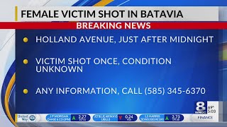 Woman shot in Batavia, multiple people run from the scene