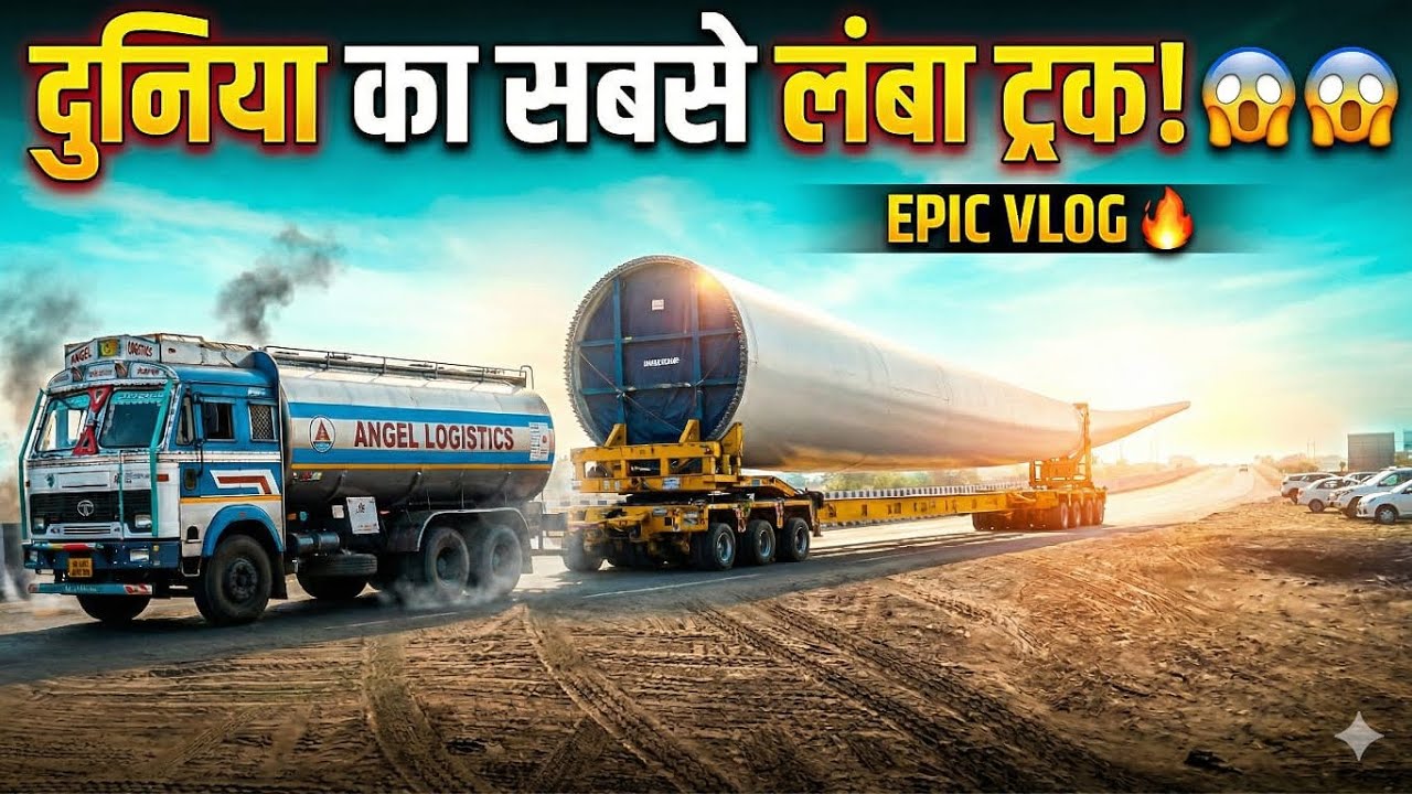 दुनिया का सबसे लंबा ट्रक 😱 | Road पर देख कर उड़ गए होश! || Daily Vlog Indian Tanker Driver's ||