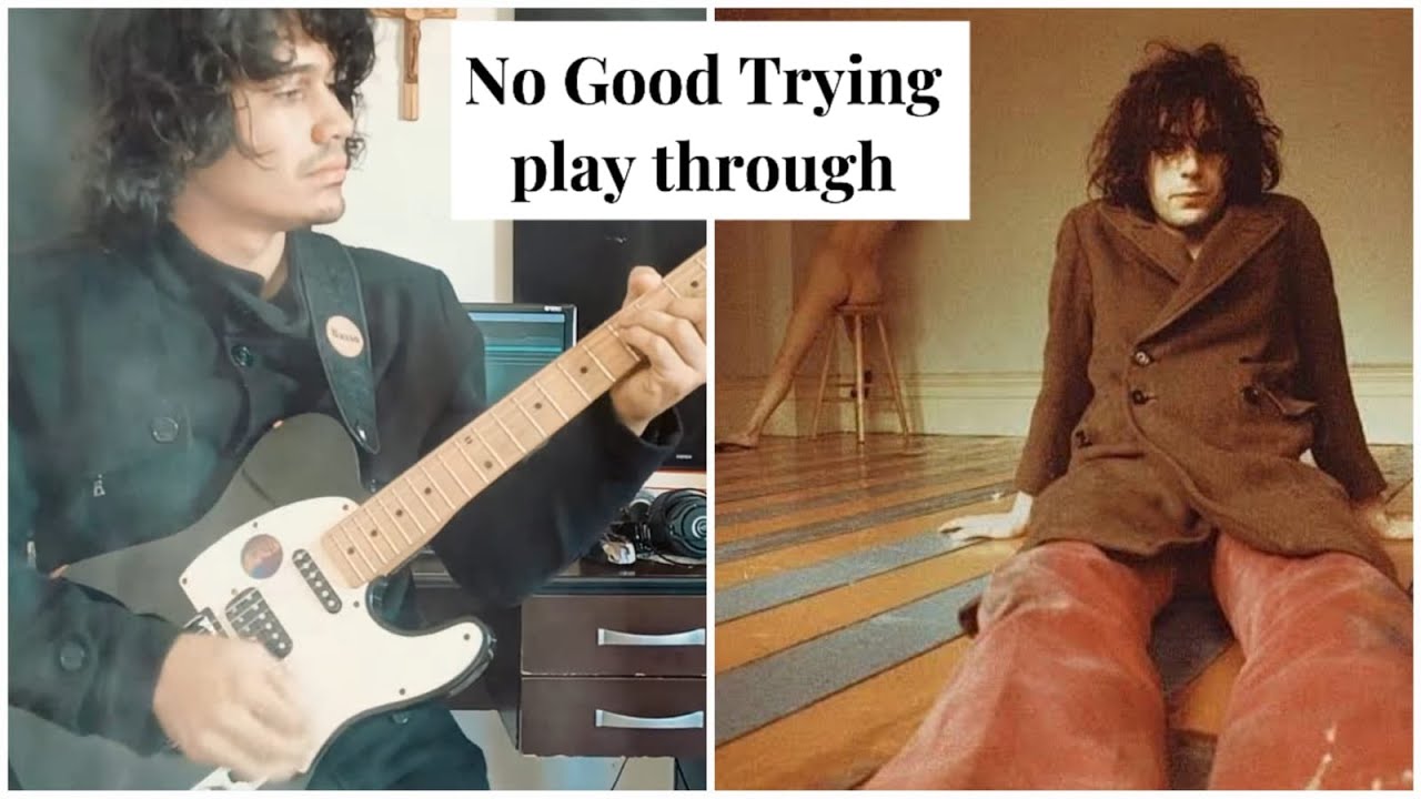No Good Trying - Syd Barrett (Guitar play through)