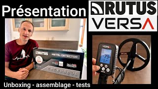 Présentation RUTUS VERSA - Un détecteur de métaux haut de gamme innovant sur le marché ! screenshot 2
