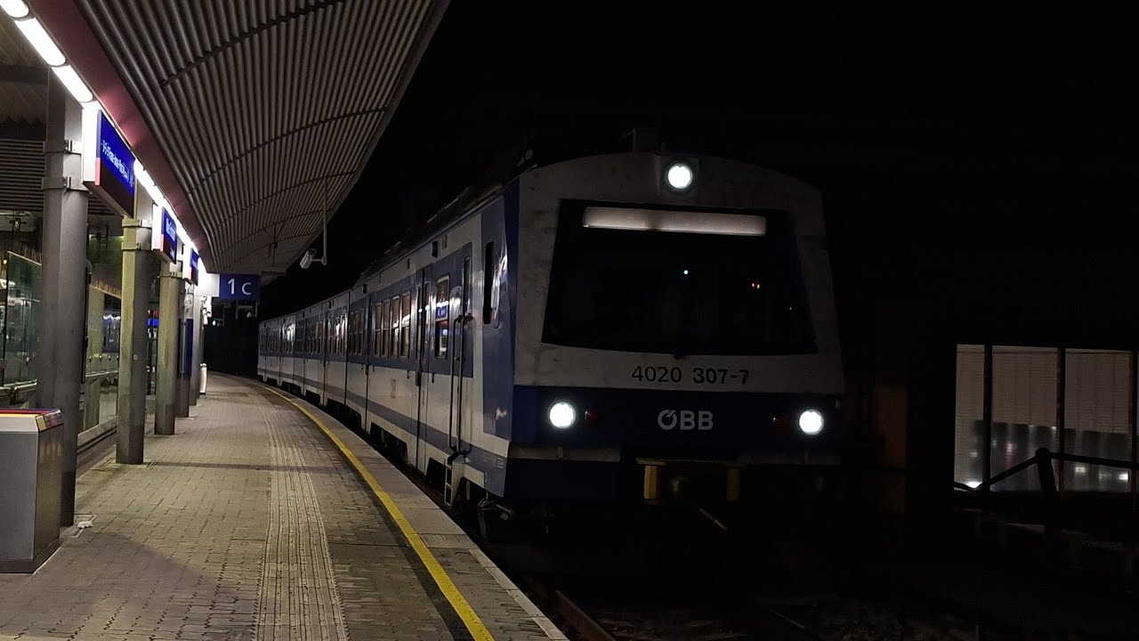 Ausfahrt Einziehfahrt 4020.307 aus Wien Floridsdorf 