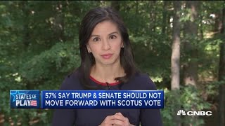 57% likely voters say President Donald Trump and Senate should not move forward with SCOTUS vote