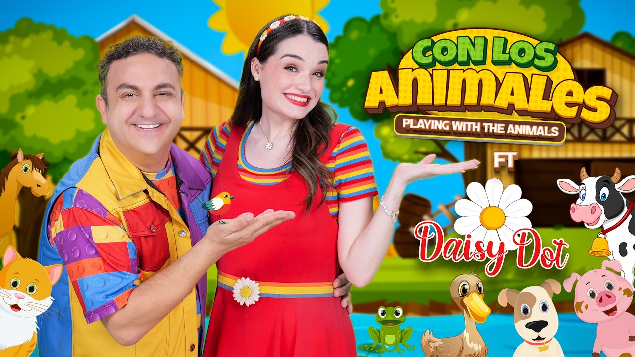 Topa y Daisy Dot 🇪🇸 Con los animales 🇬🇧 Playing with the Animals