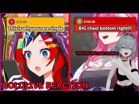THEY'RE GETTING COOKED?!?! Hololive Getting Trolled By Chat! Hololive Reaction!