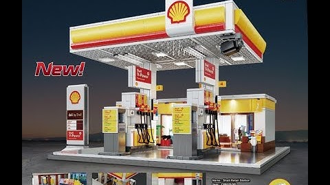 CaDA C66026 Shell Gas Station Creator Expert