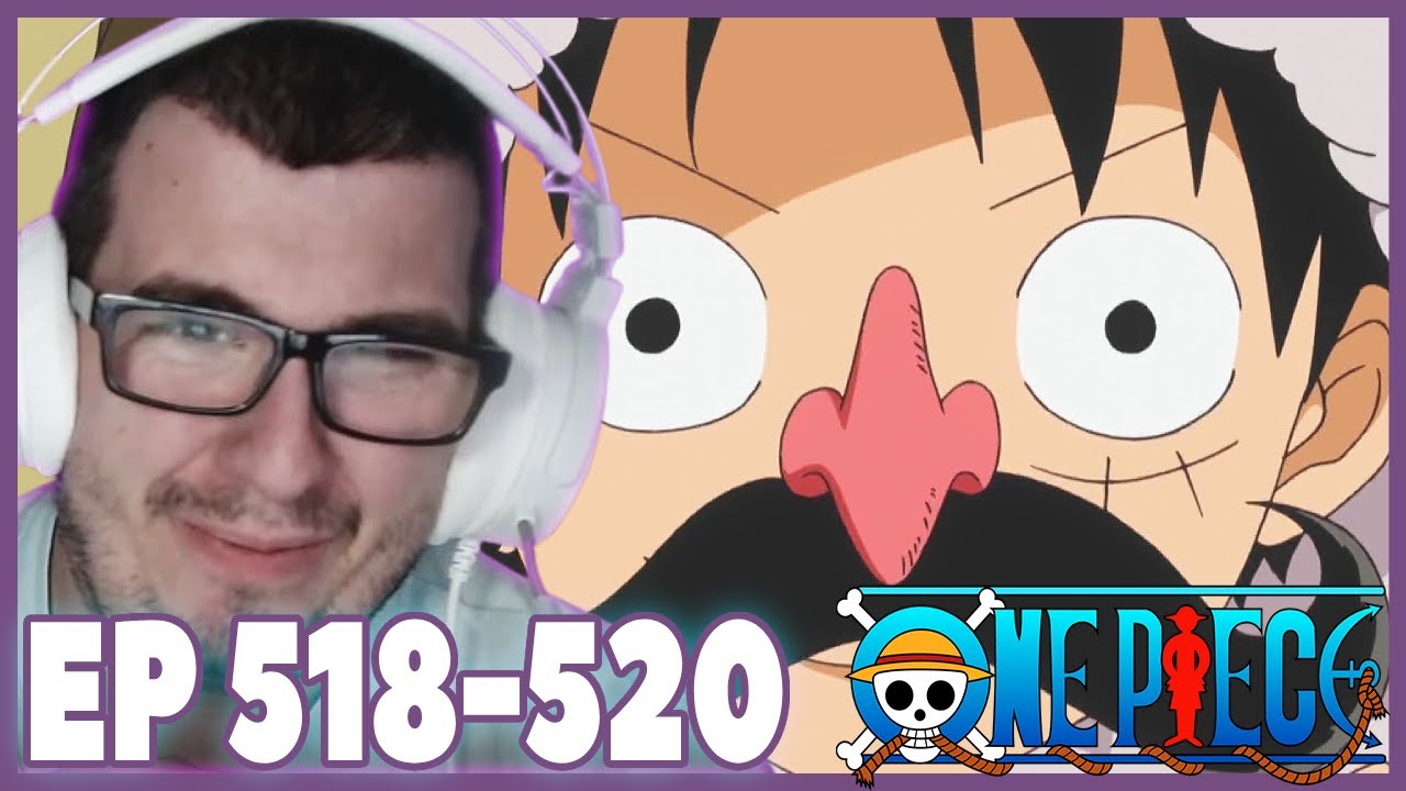 LUFFY MEETING THE FAKE STRAW HATS! ONE PIECE EPISODES 518520 REACTION