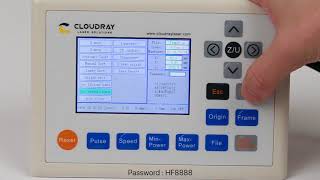 【Cloudray Laser】Ruida 6442G laser controller: How to restore factory settings?