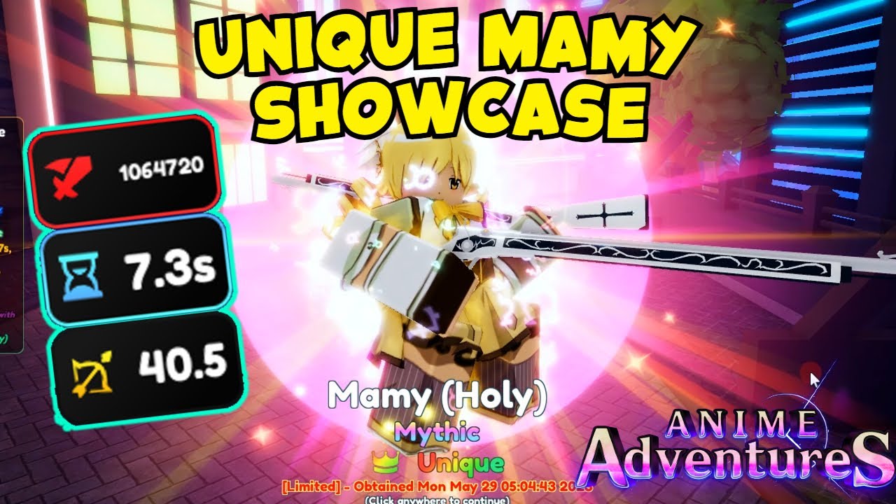 SSS/S/SSS Shiny Mamy (Holy) - Anime Adventures