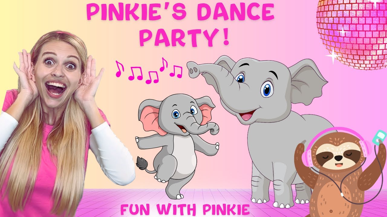 Pinkie's Dance Party! Interactive Learning Dance for Toddlers.
