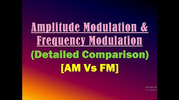 Amplitude Modulation and Frequency Modulation/AM Modulation Vs FM Modulation/Angle Modulation PPT
