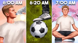 A Realistic Footballer's Morning Routine