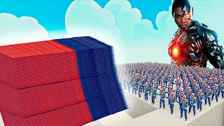 100x CYBORG + 1x GIANT vs 3x EVERY GOD - Totally Accurate Battle Simulator TABS