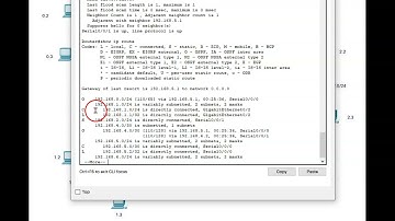 ospf: show ip route command