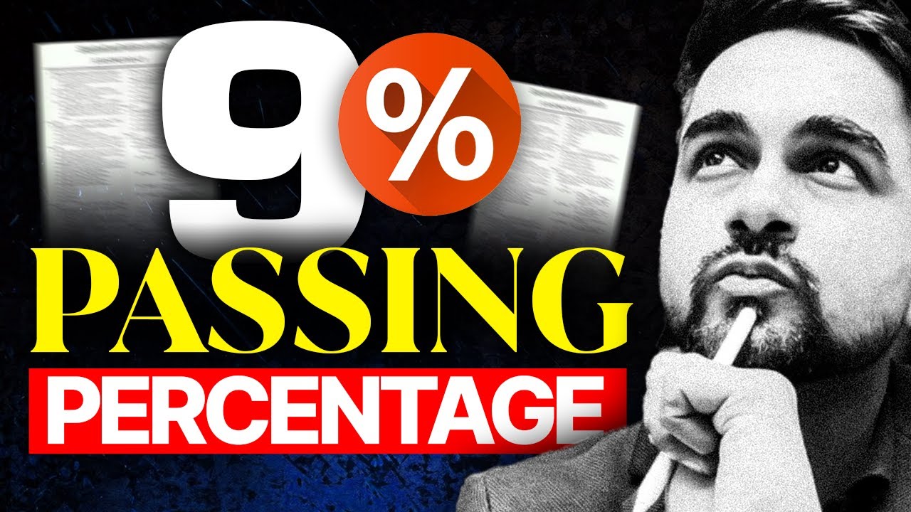 9% Passing Percentage Ft. CA CS Shantam Gupta