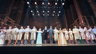 Hamilton UK and Ireland Tour - Manchester Palace Theatre Final Performance - Curtain Call - 24.02.24