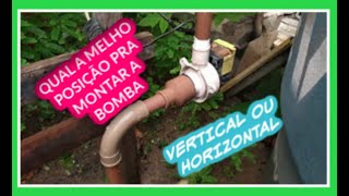 Bomba de máquina de lavar: monto na vertical ou na horizontal?