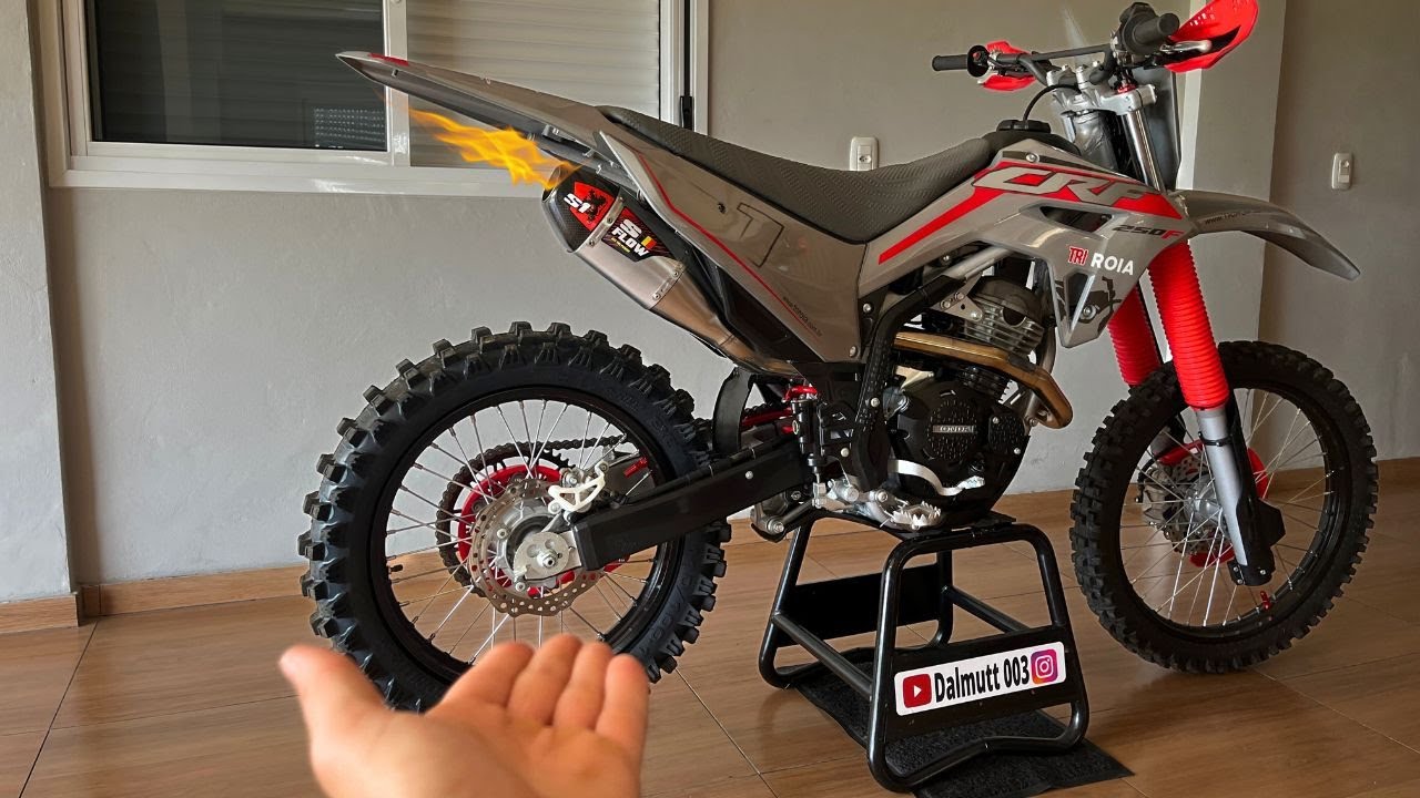 CRF 250- PREPARAÇÃO 310 CC FORJADA OLHA ESSE RONCO FICOU BRUTA