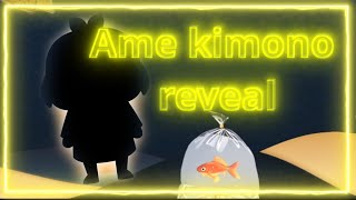 Ame's New year kimono reveal! Super cute
