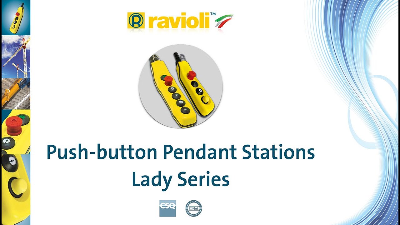 Electric Crane Controller I Pendant Control Station Push Button Switch Lady Ravioli S.p.A.