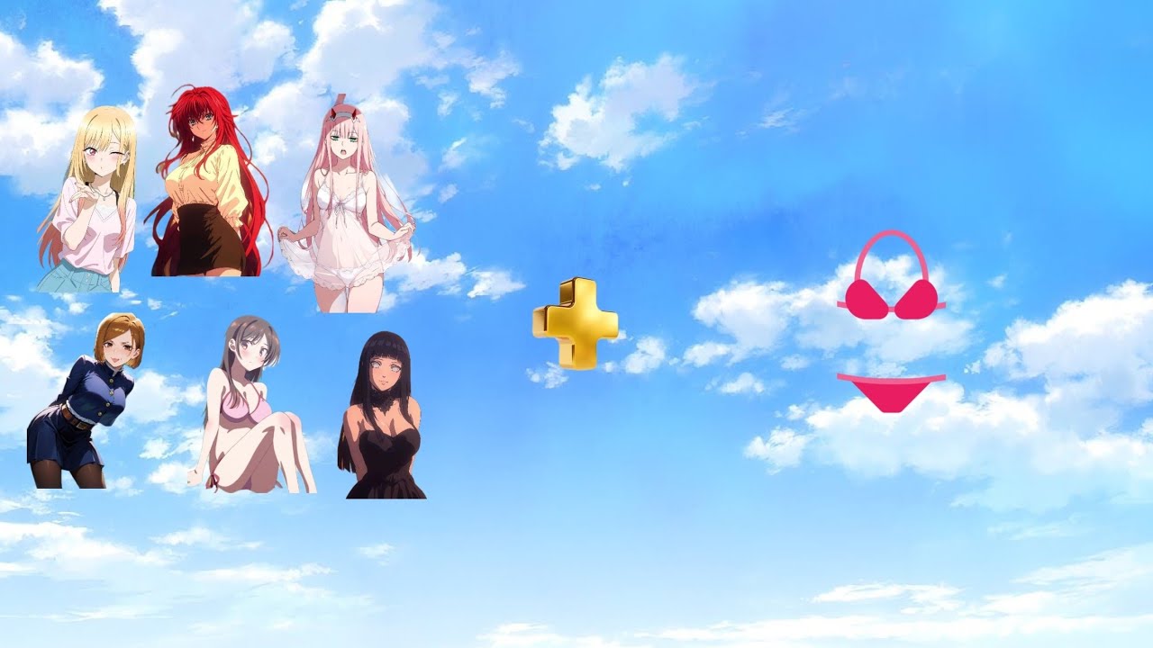 Anime girls are in swimming mood 🥵🥵🩱🩱💋💋 #anime #video #viral #animegirl