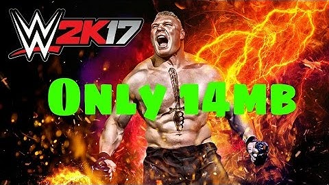 Wwe 2k17(mod) in just 14 mb for Android....100%  proved ,no root real graphics