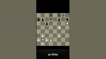 Mate in Two - Daily Chess Puzzle - No. 262 - #chess #puzzle #checkmate #shorts #0_algo_chess