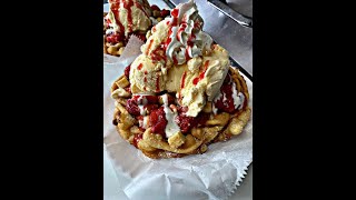 Deep Fried Funnel Cake HEAVEN Kiylee Kakes Treats Ep 12