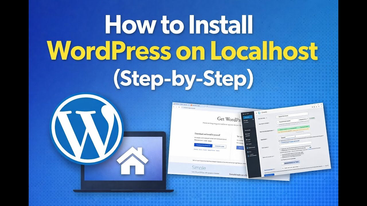 How to Install WordPress on Localhost (Step-by-Step) - YouTube
