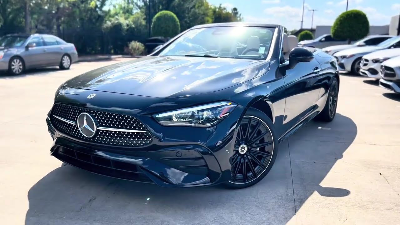 2025 Mercedes-Benz CLE Cabriolet 🔥 Black on Black Luxury Walk-Around!