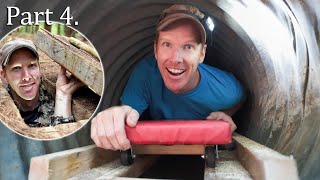 Building a Japanese Spider Hole - CRAZY EMERGENCY EXIT!