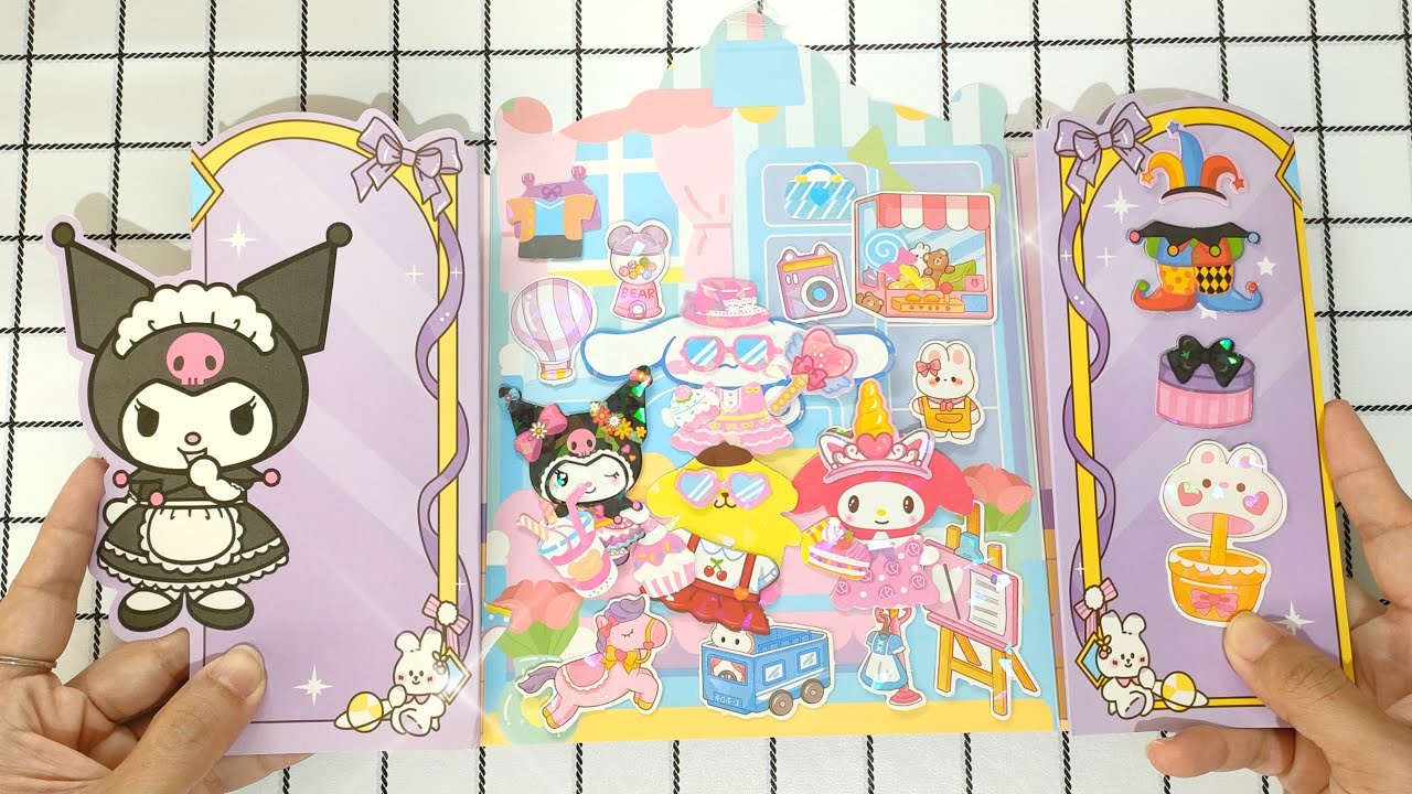 [💸paperdiy💸] Cinnamoroll's Birthday Party 🎂🍭 With Kuromi, Melody and ...