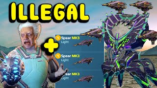 OMG! Illegal SPEAR & OTTO Bug! Khepri War Robots Gameplay WR Mk3 screenshot 4