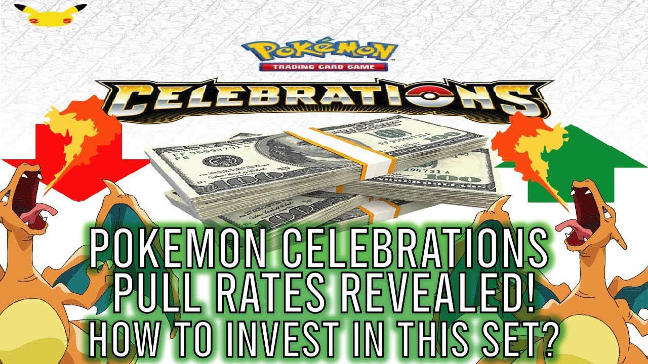 Pokemon Cards Celebrations Pull Rates Data Reveal! How To Invest!?