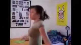 Teens dancing in front of webcam.wmv