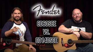 Fender CD60SCE vs. CD140SCE | Two Quality Affordable Guitars