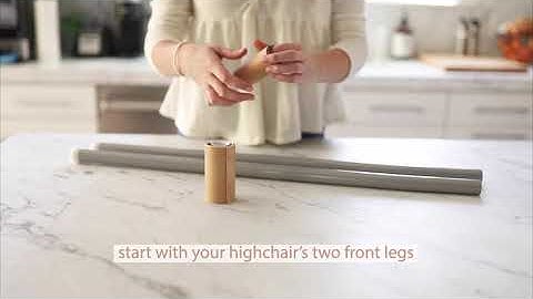 Quick IKEA Highchair Leg Wrap Installation