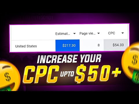 How To Increase Adsense CPC New Method || Hidden Secret Behind CPC || Hotline With Usama