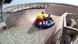 Epic raft water park slide at the lost paradise of dilmun aqua in
hawrat ingah, southern governorate, bahrain. website ►
https://www.amusementforce.com ...