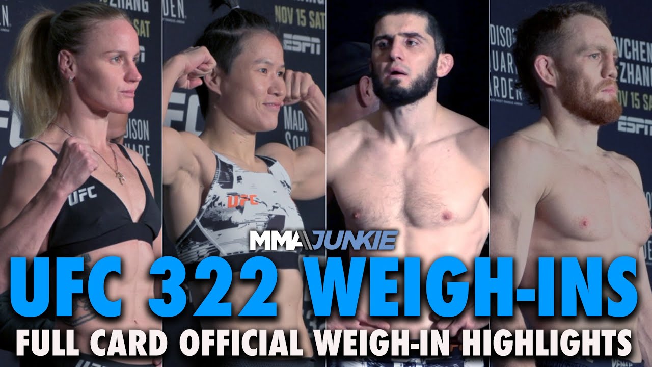 UFC 322 official weigh-in highlights: One main card fighter misses mark