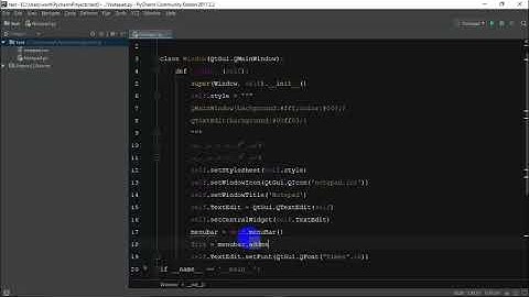 Notepad Programming with Python 3 and PyQt4