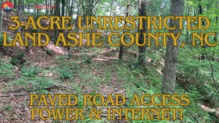 Over 3 Acres of Beautiful Land in Ashe County, NC | Unrestricted Land for Sale!