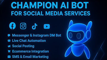 ChatPion AI Chatbot for Facebook, Instagram, eCommerce, SMS/Email & Social Media Marketing (SaaS)