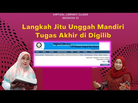 [VLC 12] Praktik Unggah Mandiri ke Digilib #PerpustakaanUINSA