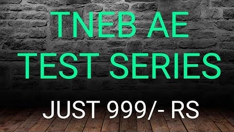 TNEB AE TEST SERIES WITH FREE ONLINE COURSE  | JUST 999/- RS Only | CONTROL SYSTEM DEMO