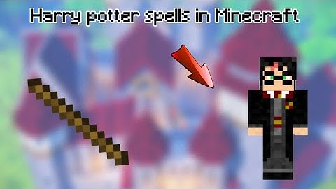 How to make Harry Potter spells in Minecraft using commands (bedrock tutorial)